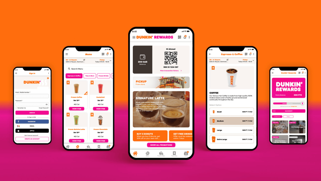 Dunkn' menu and prices