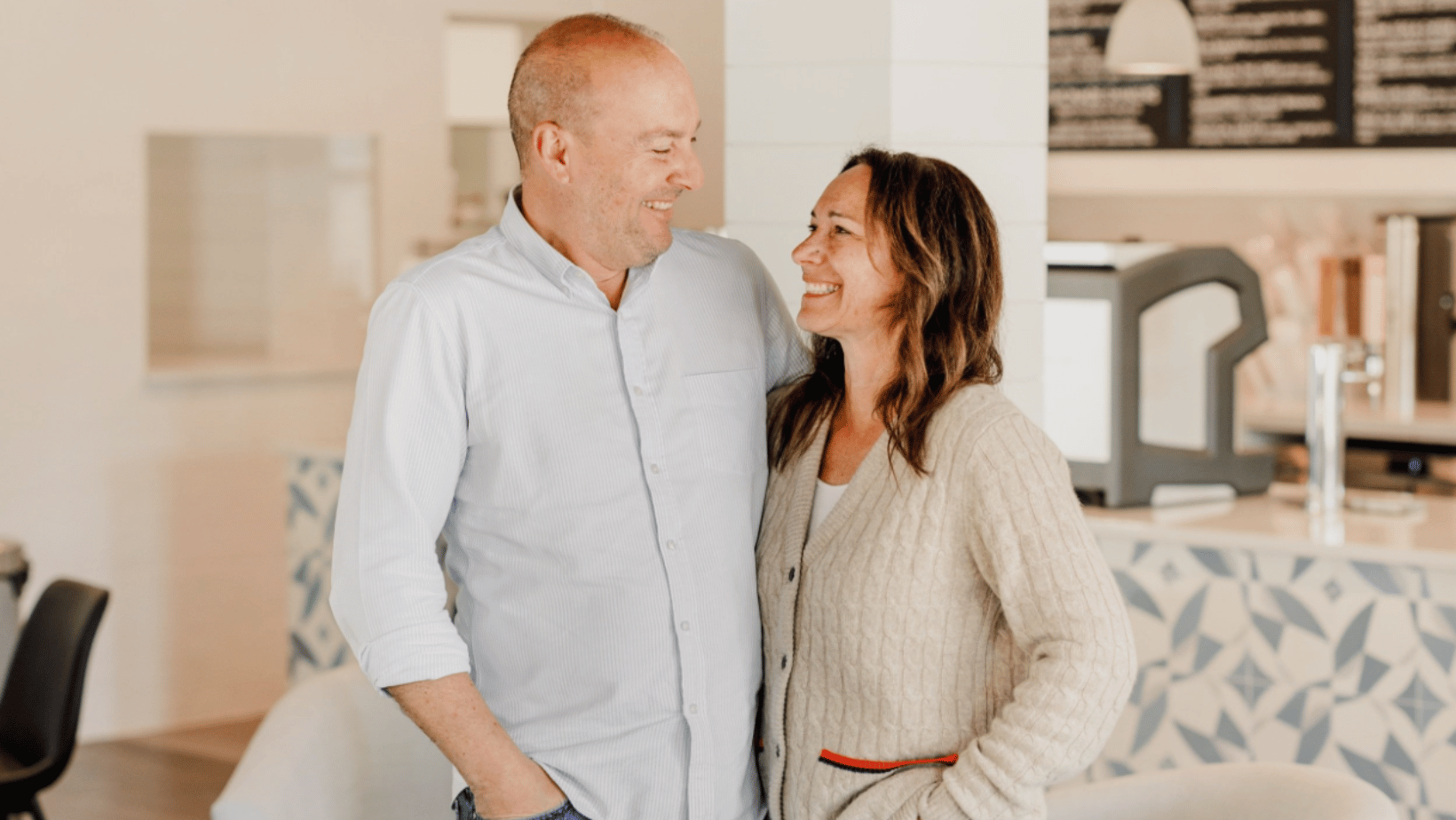 Co-founders of Hometown Coffee & Juice 